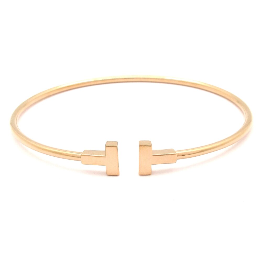 Tiffany & Co. T Narrow Wire Bracelet Bangle
